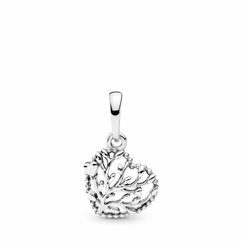Pandora Flourishing Hearts Dangle Charm Silver Egypt WD9263857